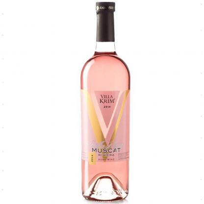 Вино Villa Krim Мускат Рив'єра рожеве напівсолодке 0,75л 9-13% Вина та ігристі на RUMKA. Тел: 067 173 0358. Доставка, гарантія, кращі ціни!