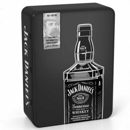 Виски Jack Daniel's в металлической коробке с двумя стаканами 0,7л 40% Подарочные наборы в RUMKA. Тел: 067 173 0358. Доставка, гарантия, лучшие цены!