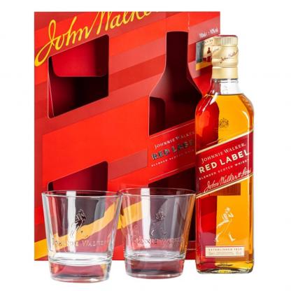 Віскі Johnnie Walker Red Label 0,7л подарунковій упаковці+2 склянки 0,7л 40% Міцні напої на RUMKA. Тел: 067 173 0358. Доставка, гарантія, кращі ціни!