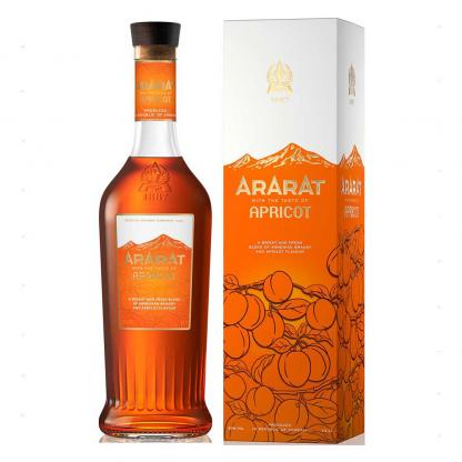 Напій міцний алкогольний Ararat Apricot 0,5л 35% у коробці Міцні напої на RUMKA. Тел: 067 173 0358. Доставка, гарантія, кращі ціни!