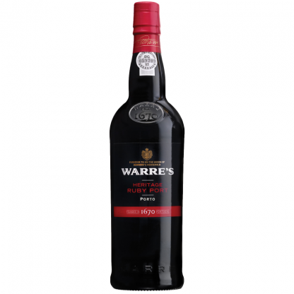 Вино Warre's Heritage Ruby Port червоне кріплене 0,75 л 17% Вино кріплене на RUMKA. Тел: 067 173 0358. Доставка, гарантія, кращі ціни!