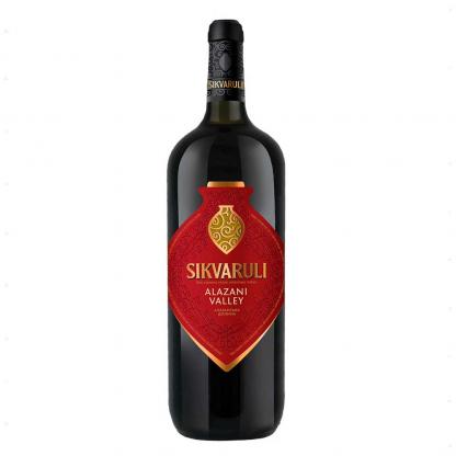 Вино Алазанська Долина Sikvaruli напівсолодке червоне 1,5л 12% Вино напівсолодке на RUMKA. Тел: 067 173 0358. Доставка, гарантія, кращі ціни!