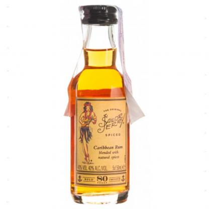 Ром карибский Sailor Jerry Spiced 0,05л 40% Крепкие напитки в RUMKA. Тел: 067 173 0358. Доставка, гарантия, лучшие цены!