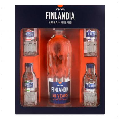 Водка Finlandia 0,5 л 40% + 4 вкусовые миниатюры 0,05л 40% Водка в RUMKA. Тел: 067 173 0358. Доставка, гарантия, лучшие цены!