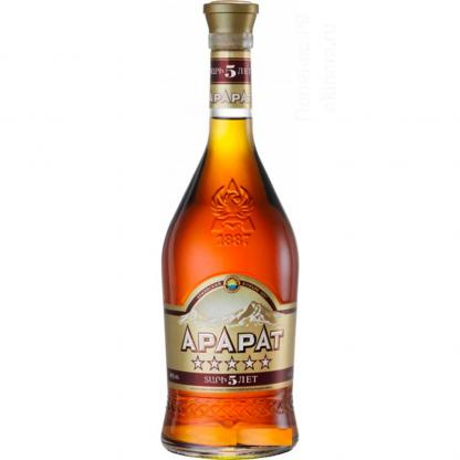 Бренді вірменське Арарат 5 років, Ararat 1 л 40% Коньяк і бренді на RUMKA. Тел: 067 173 0358. Доставка, гарантія, кращі ціни!