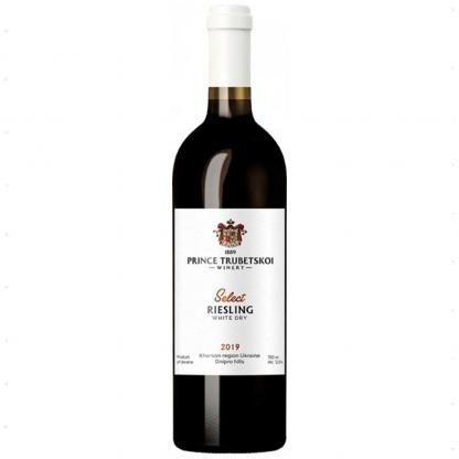 Вино Князь Трубецкой Riesling Select белое ординарное сухое 0,75л 9,5-14% Вино сухое в RUMKA. Тел: 067 173 0358. Доставка, гарантия, лучшие цены!
