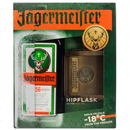 Ликер Jägermeister 0,7л 35% +  фляга Ликеры в RUMKA. Тел: 067 173 0358. Доставка, гарантия, лучшие цены!