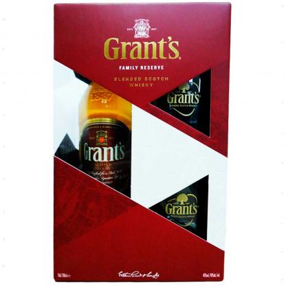 Виски бленд Grants Family Reserve 0,7 л + 2 стакана (сув. наб.)(4009) 0,7 л 40% Міцні напої на RUMKA. Тел: 067 173 0358. Доставка, гарантія, кращі ціни!