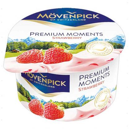 Йогурт Movenpick Premium Moments Полуниця 5%, 100г Молочні продукти на RUMKA. Тел: 067 173 0358. Доставка, гарантія, кращі ціни!