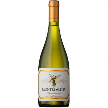 Вино Монтес Альфа Шардоне сухое белое Montes, Montes Alpha Chardonnay 0,75 л 13.5% Вина та ігристі на RUMKA. Тел: 067 173 0358. Доставка, гарантія, кращі ціни!