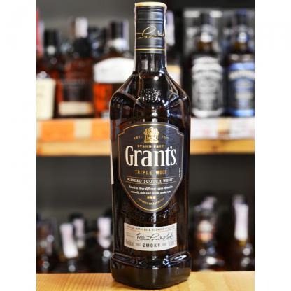 Виски бленд Grants Triple Wood Smoky 0,7 л 40% Крепкие напитки в RUMKA. Тел: 067 173 0358. Доставка, гарантия, лучшие цены!