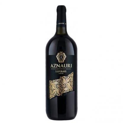 Вино Aznauri Saperavi червоне сухе 1,5л 9,5-14 % Вина та ігристі на RUMKA. Тел: 067 173 0358. Доставка, гарантія, кращі ціни!