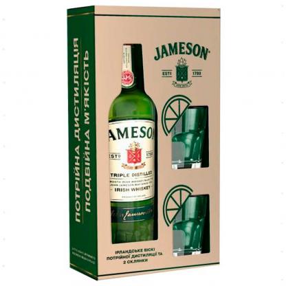 Виски Джемисон 0,7 л +2 стакана, Jameson + 2 glasses 0,7 л 40% Подарочные наборы в RUMKA. Тел: 067 173 0358. Доставка, гарантия, лучшие цены!