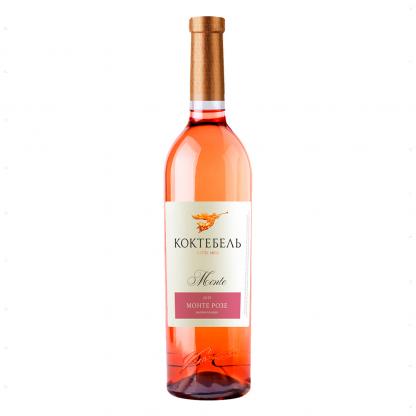 Вино Коктебель Монте Розе напівсолодке рожеве 0,75л 9-13% Тихе вино на RUMKA. Тел: 067 173 0358. Доставка, гарантія, кращі ціни!