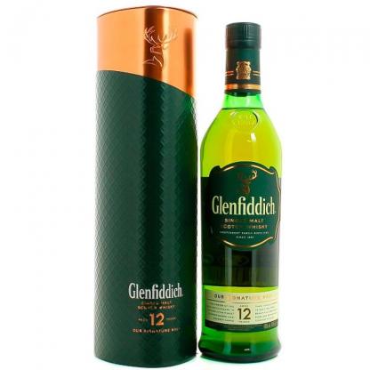 Виски односолодовый Glenfiddich 12 yo в металлическом тубусе 0,7 л 40% Крепкие напитки в RUMKA. Тел: 067 173 0358. Доставка, гарантия, лучшие цены!