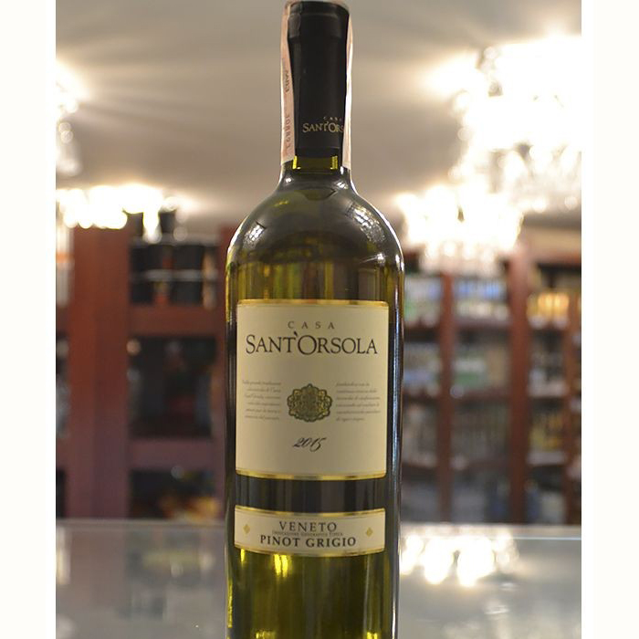 Вино SantOrsola Pinot Grigio белое сухое 0,75л 11% купить