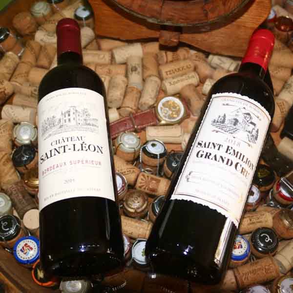 Вино Chateau Saint-Leon червоне сухе 0,75л 14% купити