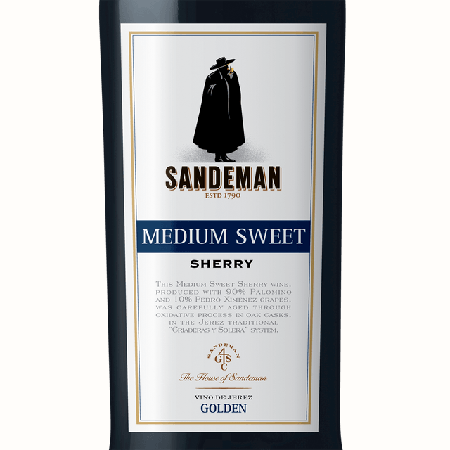 Херес Sandeman Medium Sweet Sherry біле напівсолодке 0,75 л 15% купити