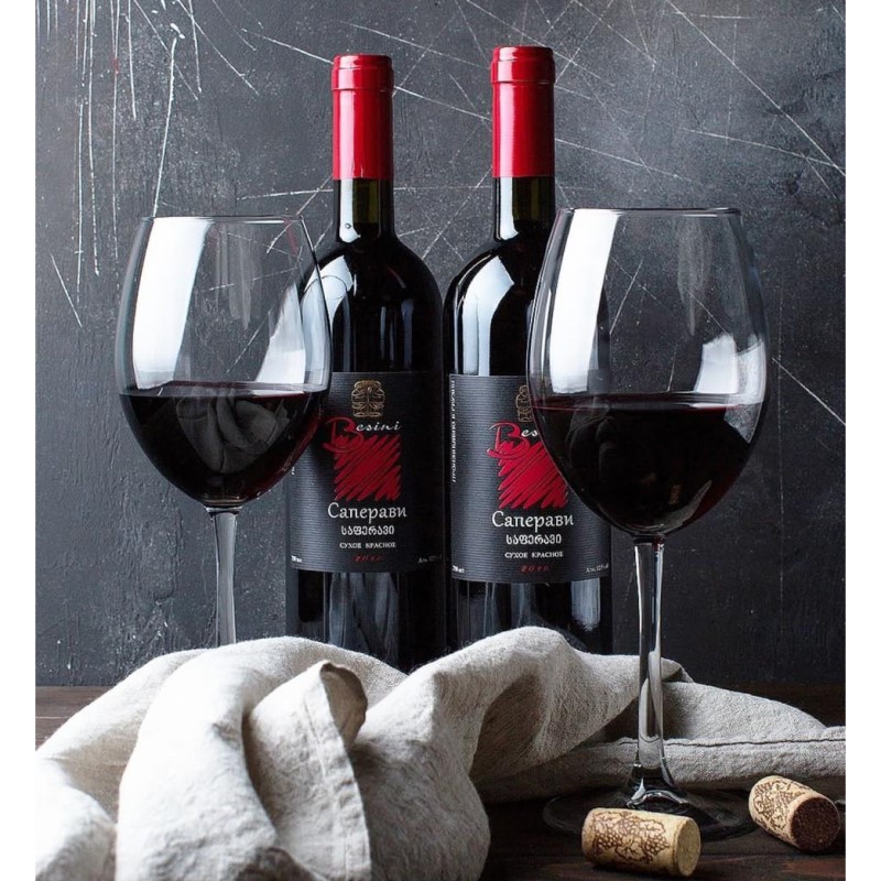 Вино Besini Saperavi красное сухое 0,75л 13% купить