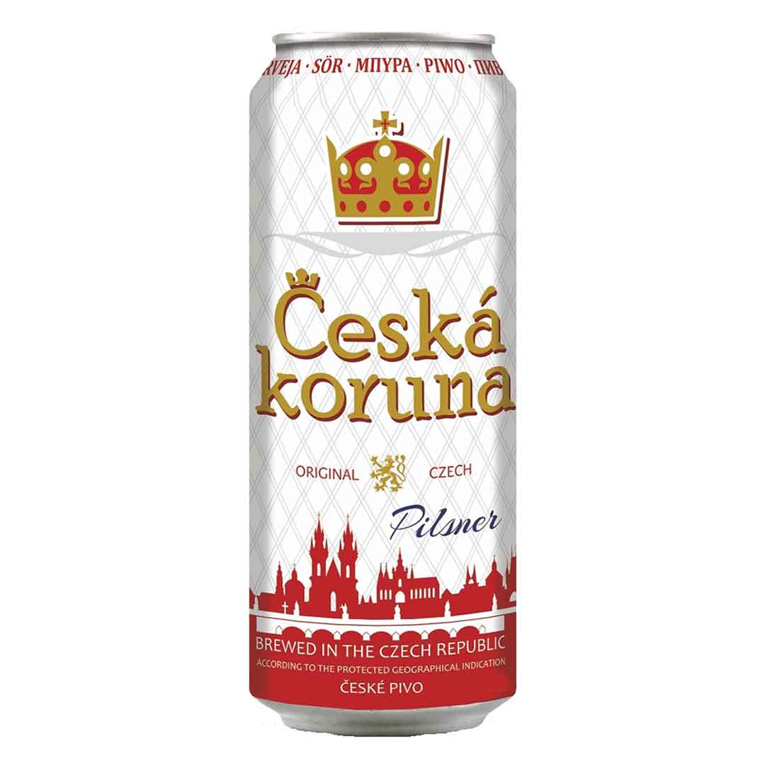 Пиво Ceska Koruna Pilsner светлое фильтрованное 4,1% 0,5л