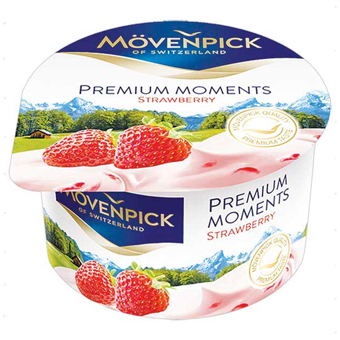 Йогурт Movenpick Premium Moments Полуниця 5%, 100г