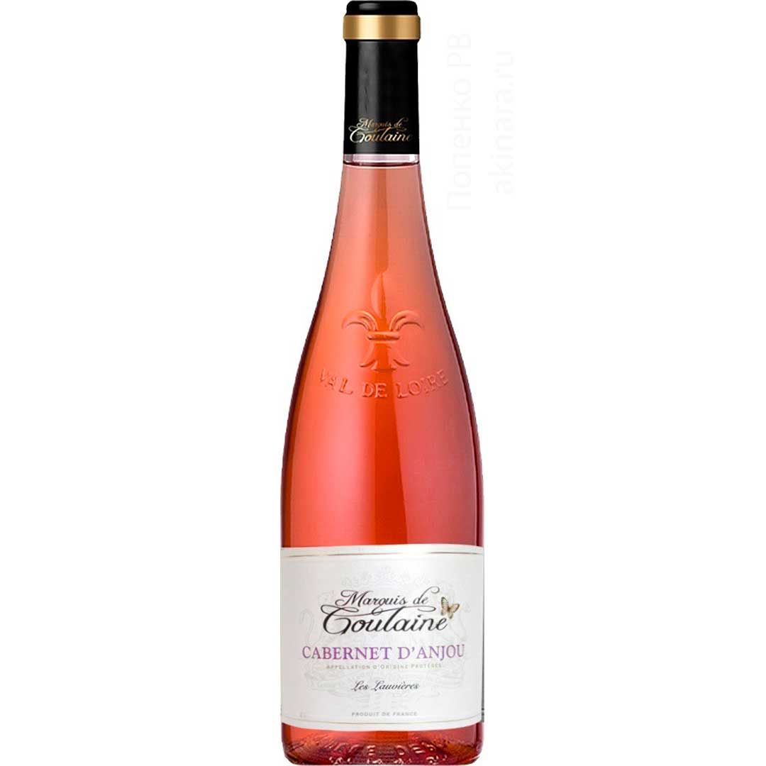 Вино Marquis de Goulaine Rose d'Anjou рожеве напівсухе 0,75л 11,5%