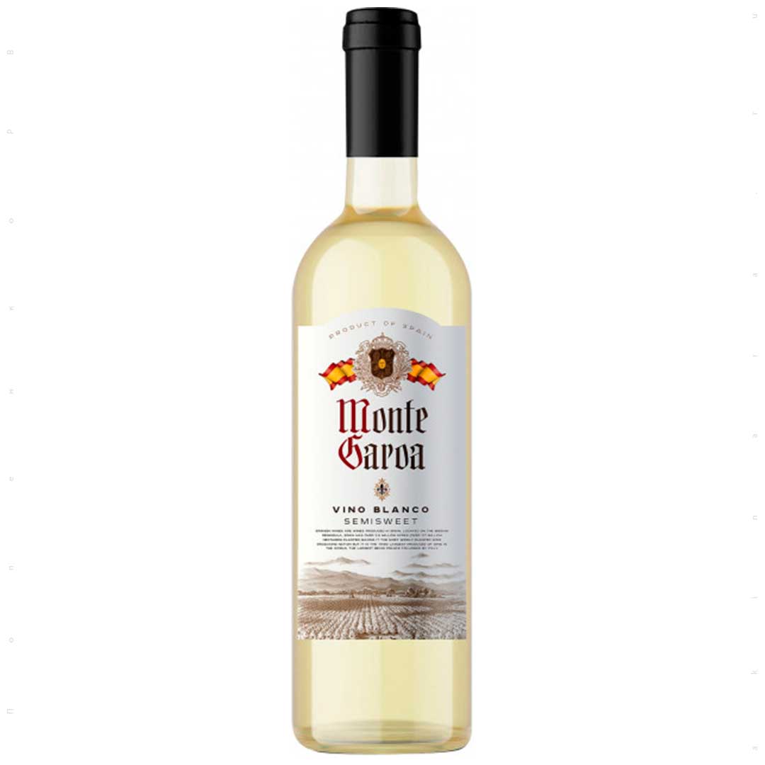 Вино Monte Garoa Blanco біле напівсолодке 0,75л 10,5%