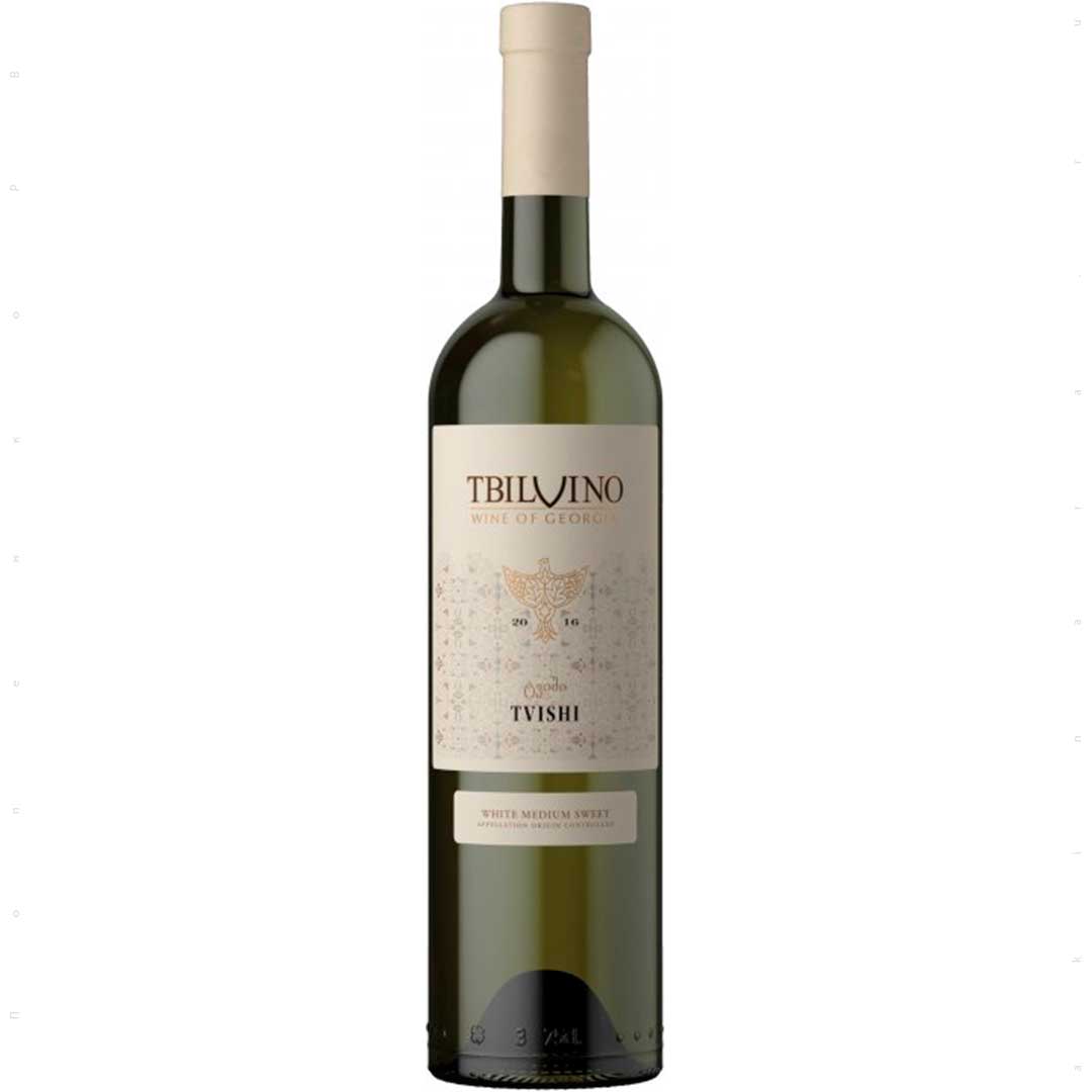 Вино Tbilvino Tvishi белое полусладкое 0,75л 11%