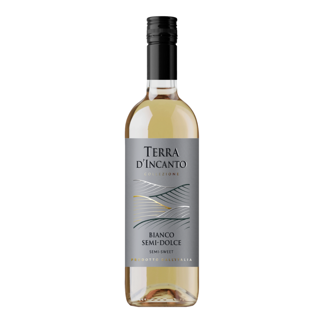Вино Terra d'lncante Bianco Semi sweet полусладкое белое 0,75л 10,5%