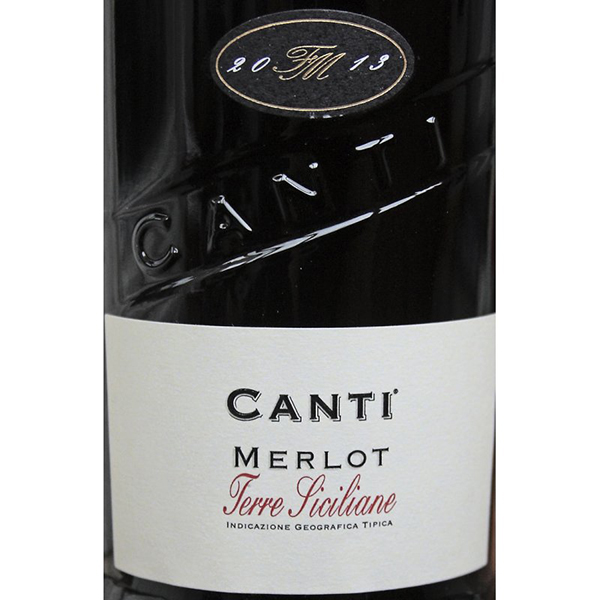 Вино Canti Merlot Terre Siciliane червоне сухе 0,75л 13% купити