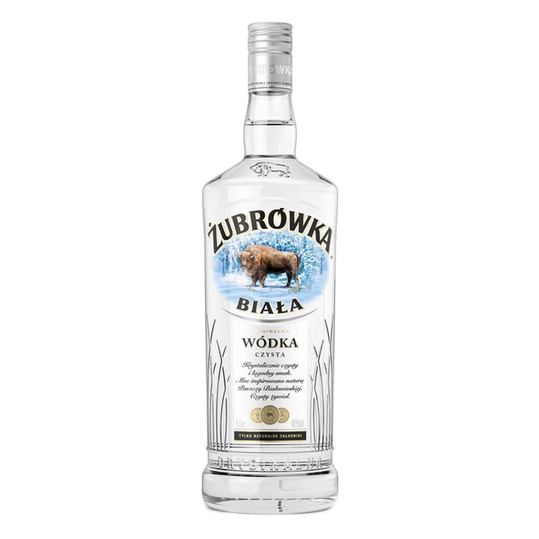 Горілка Zubrowka Biala 1 л 40%