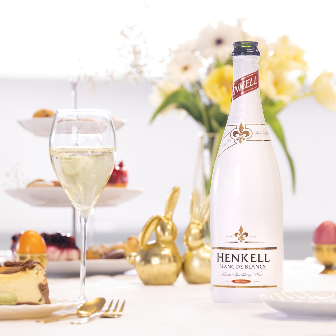 Вино игристое Henkell Blanc de Blancs белое сухое 0,75л 11,5% купить