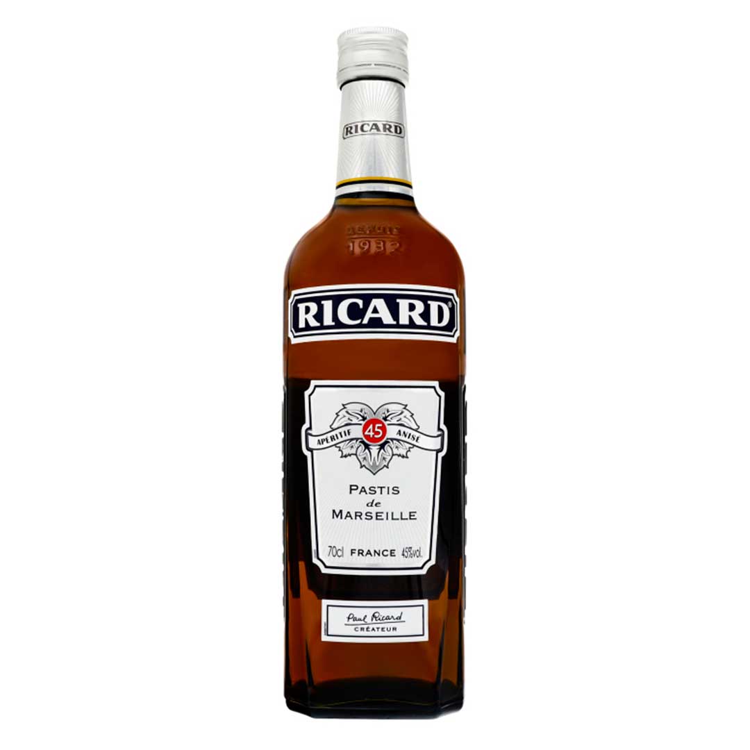 Крепкий алкогольный напиток Ricard на основе аниса 0,7л 45%