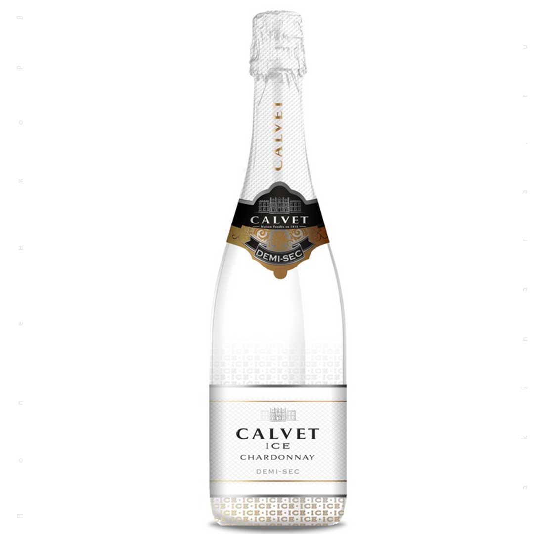 Вино ігристе Calvet Ice Chardonnay біле напівсухе 0,75л 11,5%