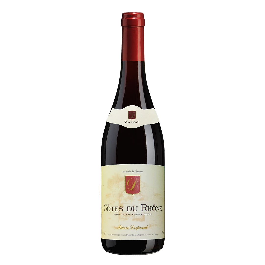 Вино Pierre Dupond Cotes Du Rhone красное сухое 0,75л 13,5%