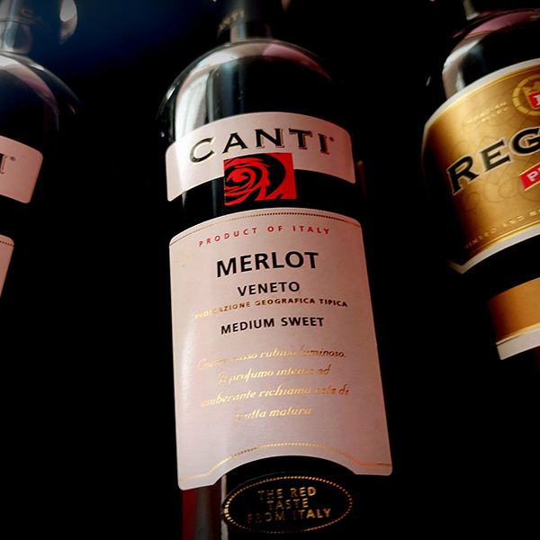 Вино Canti Merlot Veneto Medium Sweet напівсолодке червоне 0,75л 11,5% купити
