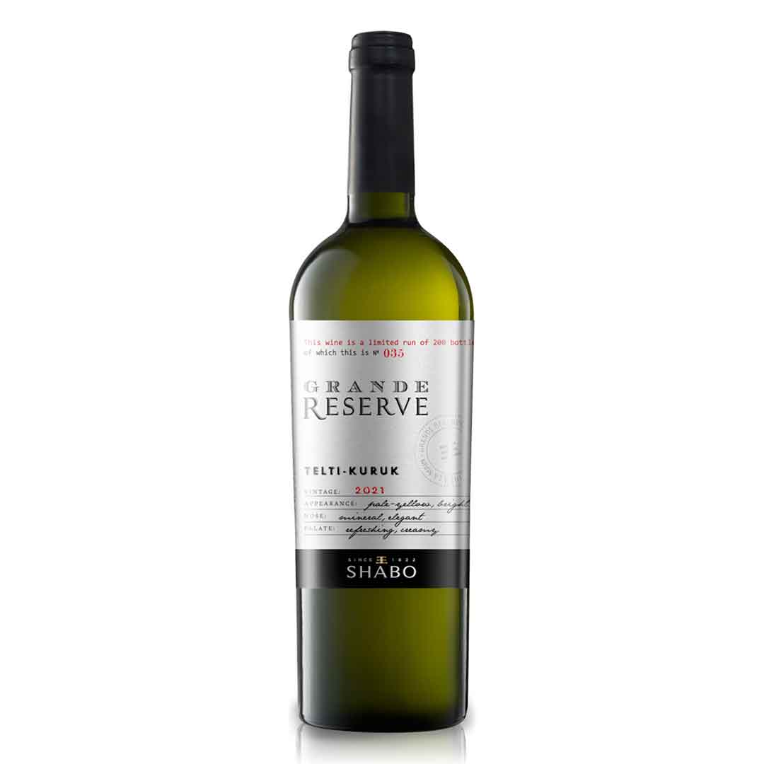Вино Shabo Grande Reserve Тельти-Курук белое сухое 0,75л 11,9%