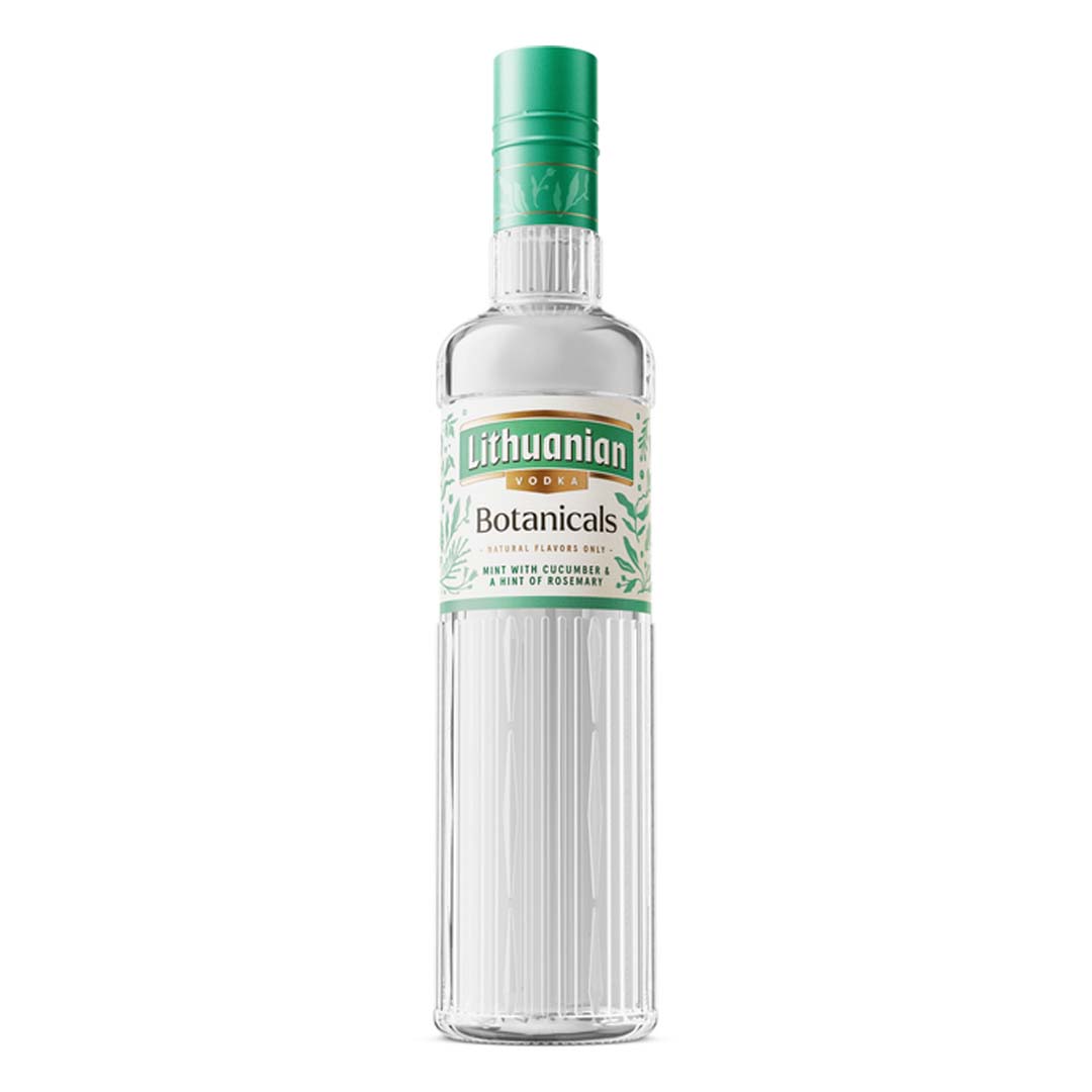 Водка Lithuanian Botanikals Mint Cucumber&amp;Rosemary 0.5л 38%