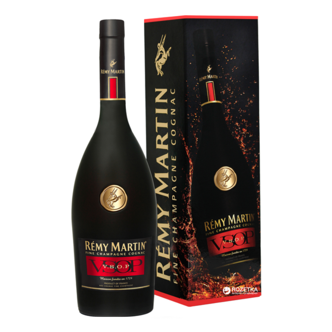 Коньяк Remy Martin VSOP 1л 40% в подарочной упаковке
