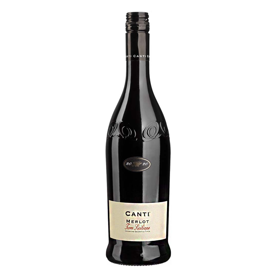 Вино Canti Merlot Terre Siciliane червоне сухе 0,75л 13%