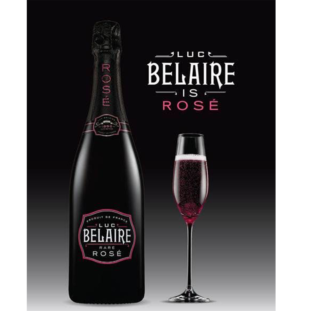 Вино игристое Luc Belaire Rare Rose Sparkling Wine розовое брют 0,75 л 12,5% купить