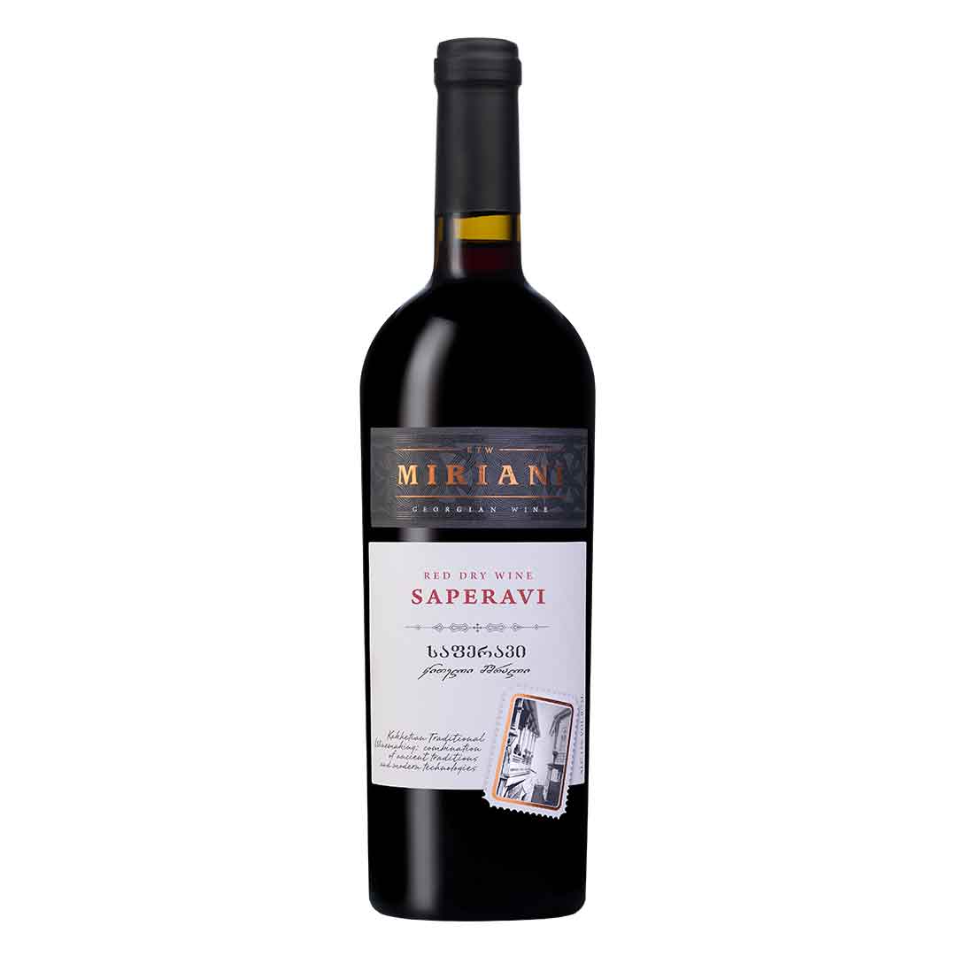 Вино Miriani Сапераві червоне сухе 0,75л 11-12%