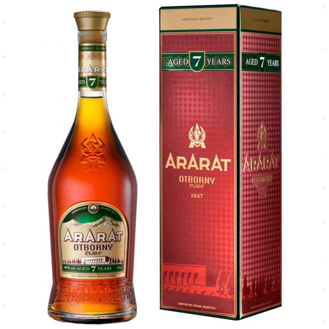 Армянский бренди Ararat Otborny 7 лет выдержки 0,7л 40% в коробке