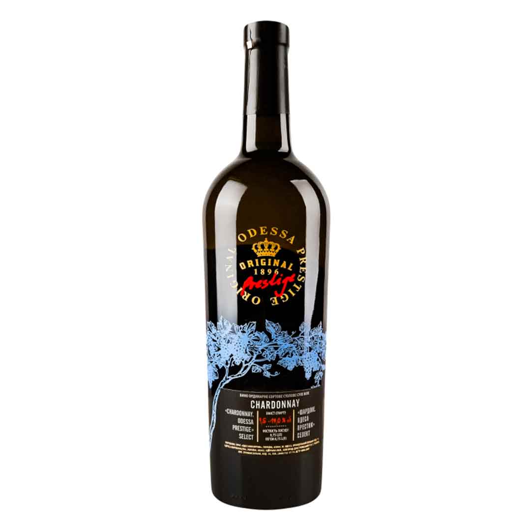 Вино Odessa Prestige Шардоне біле сухе 0,75л 9,5-14%