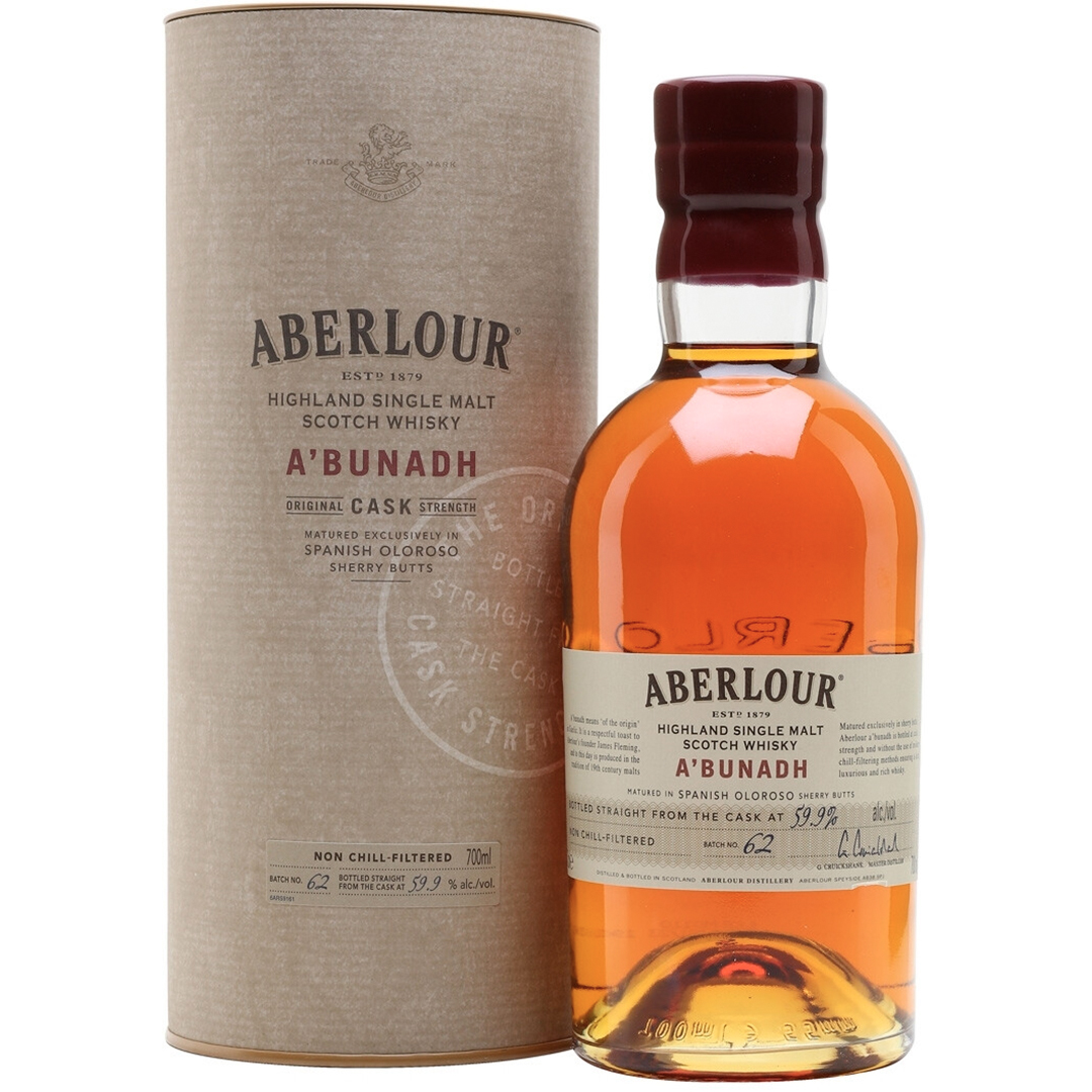 Виски Aberlour A'bunadh 0,7л 59-62% в коробке