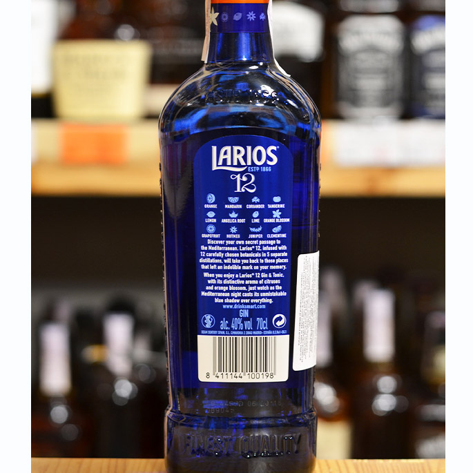 Джин іспанський Larios 12 Premium Gin 0,7л 40% купити