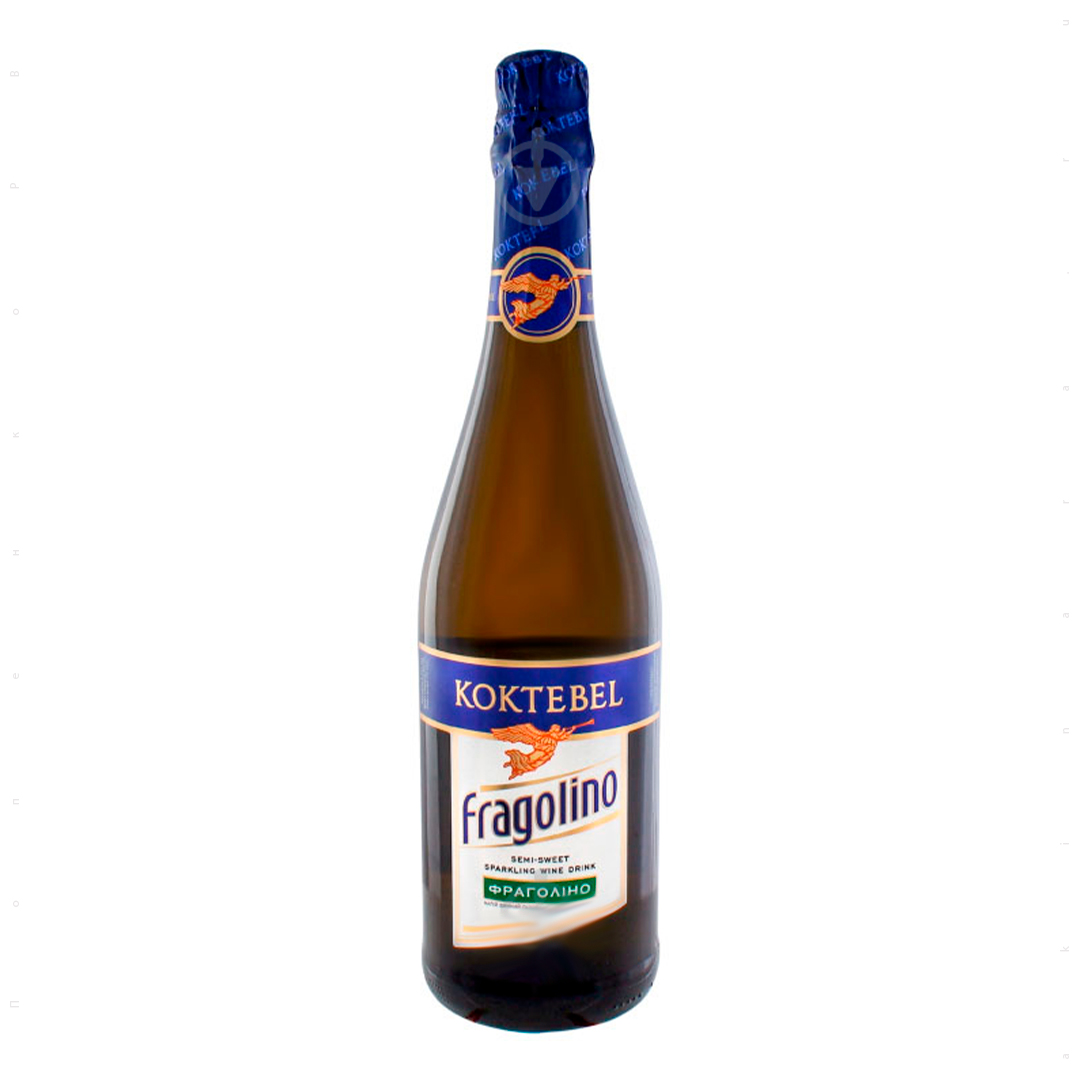 Напиток винный Коктебель Фраголино газированный полусладкий 0,75л 6,90%