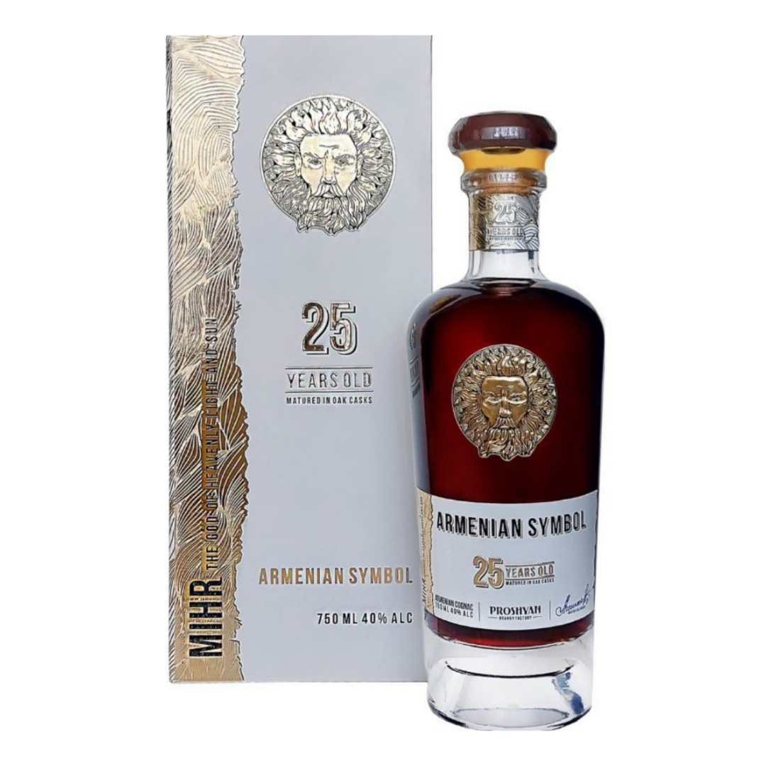 Бренді вірменський Armenian Symbol 25 років витримки 0,75л 40%