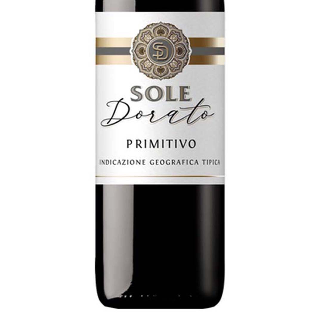 Вино Primitivo IGP Puglia сухе червоне TM Sole Dorato 0,75 л 13% купити