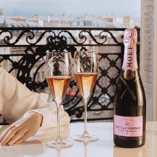 Шампанское Moet &amp; Chandon Rose Imperial сухое розовое 0,75л 12% подарочной упаковке в Украине